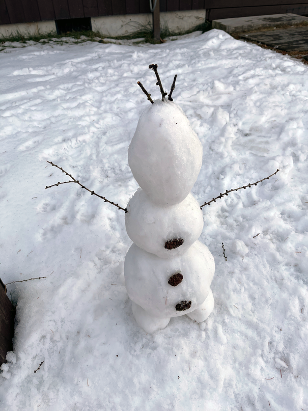 雪オラフ